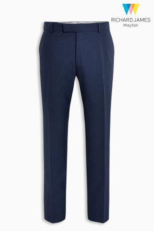 Richard James Blue Flannel Suit Trouser